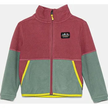 Chlapecká mikina Dětská fleecová mikina Protest PRTCOON růžová barva, 3910444 38X, vel. 176