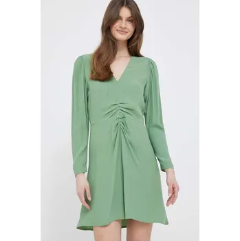 Dámské šaty Šaty United Colors of Benetton zelená barva, mini 43A0DV031.2K7 77X, vel. S