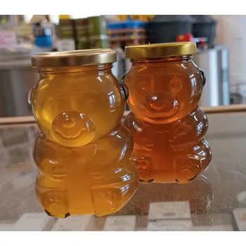 Med květový 375 g medvěd - sklo