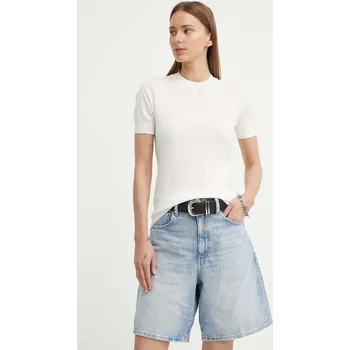 Pánské tričko Bavlněné tričko G-Star D24604.D597 béžová 01C, vel. M