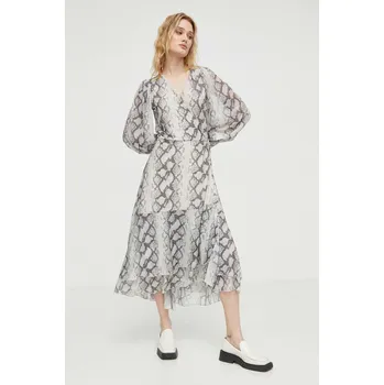 Dámské šaty Šaty Bruuns Bazaar BBW3497 béžová 80X, vel. 38