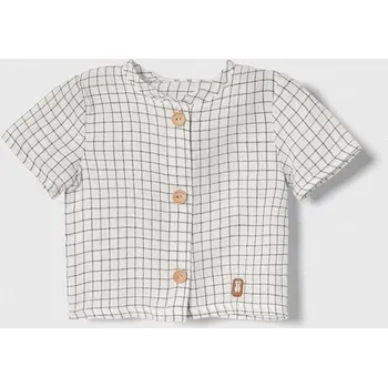 Kojenecká čepice Dětská bavlněná košilka Jamiks SILVES.or.Kosz.JLG079.B bílá 00X, vel. 62