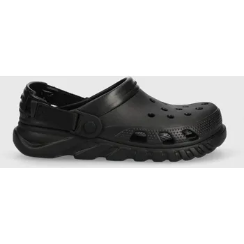 Dámské pantofle Pantofle Crocs Duet Max II Clog dámské, černá barva, na platformě, 208776 208776.001 99X, EUR 36/37