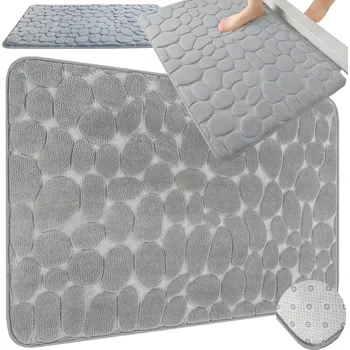 Koupelnová předložka Koupelnová protiskluzová předložka 80 x 50 cm šedá