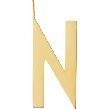 Přívěsek Pozlacený stříbrný přívěsek Design Letters 90201001N zlatá GLD, vel. ONE SIZE