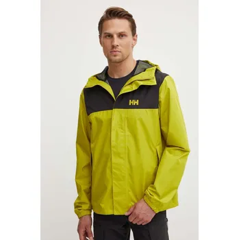 Pánská větrovka Bunda Helly Hansen VANCOUVER pánská, zelená barva 53935 71X, vel. L