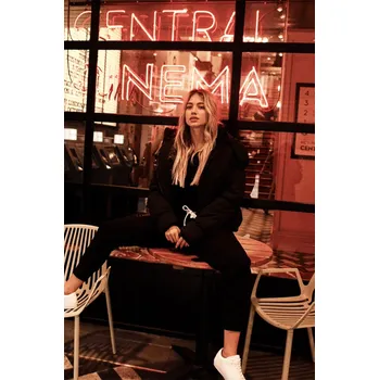 Bavlněné tepláky MUUV. Soft Touch sp.dr.soft.touch.black černá 99X, vel. XL