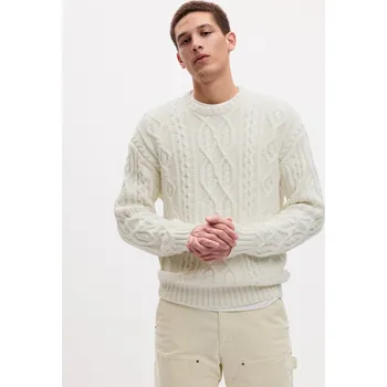 Pánská mikina GAP Pánský Pletený svetr s příměsí vlny 787133-02 Velikost: XXL Tričko zdarma při nákupu nad 3000,-!