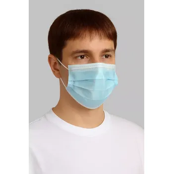 Zdravotnický oděv 2P SERVIS Ústenka 3 vrstvy s gumičkou modrá Růžová