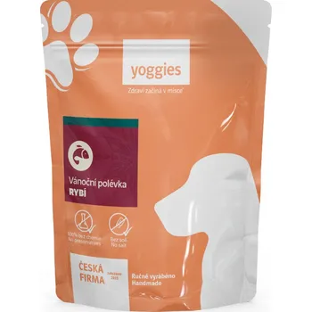 Krmivo pro psa Yoggies Vánoční rybí polévka s treskou 150 g