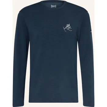 Super.Natural Dlouhé Rukávy Toni Brush, tmavě modrá