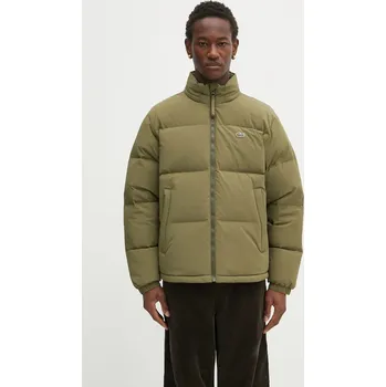 Péřová bunda Lacoste zelená barva, zimní, BH5154, M, 91X