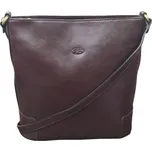 KATANA kožená crossbody kabelka tmavě hnědá 82596-02