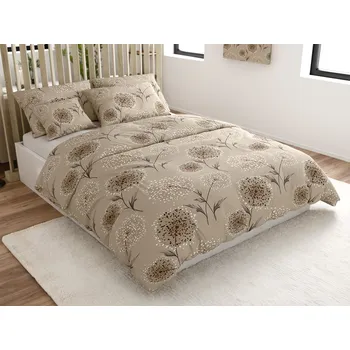 Povlečení Bavlněné povlečení PAMPELINO světle hnědé Rozměr povlečení: 70 x 90 cm | 140 x 200 cm, 140x200 / 70x90 cm, 140x220 / 70x90 cm, 200x220 + 2 polštáře 70x90 cm