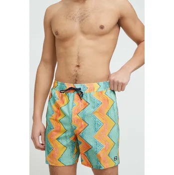 Pánské kraťasy Plavkové šortky Billabong zelená barva ABYJV00103 07X, vel. S