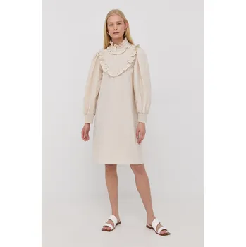 Dámské šaty Šaty Gestuz 10906035 béžová 02X, vel. 34