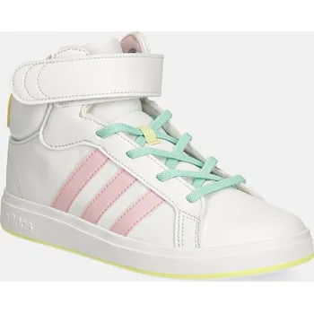 Dětská móda Dětské sneakers boty adidas GRAND COURT MID IE8705 bílá 00X, EUR 40