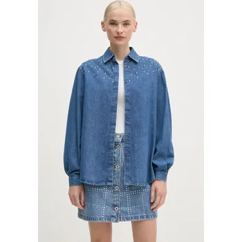 Dámská košile Džínová košile Pepe Jeans CHARLIE SPARKLE PL304962 modrá 55J, vel. S