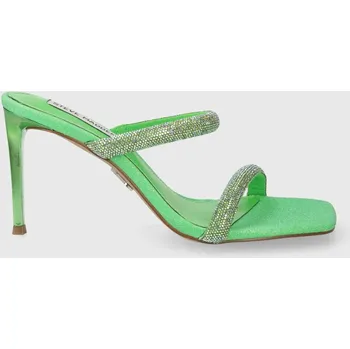Dámské pantofle Pantofle Steve Madden Emporium-R dámské, zelená barva, na podpatku, SM11002984 SM11002984.35O 76X, EUR 40