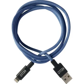 Mobilní telefon IPhone kabel Design Letters 60201020DUSTYBLUE modrá 55X