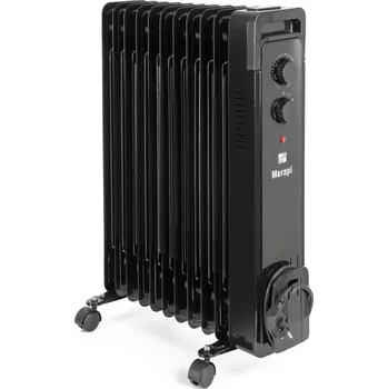 Olejový radiátor Olejový radiátor Merapi 2500 W černý (Olejový radiátor)