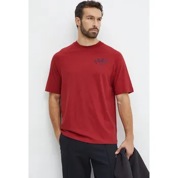 Pánské tričko Tričko Puma Classics Play Paris 626767 červená 33X, vel. S