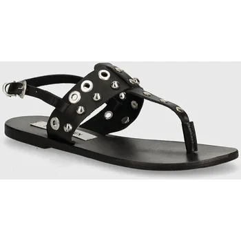 Dámské sandále Kožené sandály Steve Madden Bionic dámské, černá barva, SM11003065 SM11003065.017 99X, EUR 36