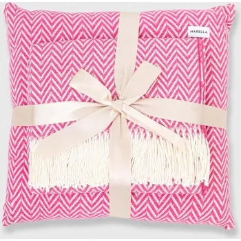 Polštář Přikrývka a polštář Marella 130 x 170 cm, 50 x 50 cm MA09231 růžová 42X