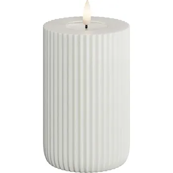 Svíčka LED svíčka Deluxe Homeart 8 x 12,5 cm RF.R.0016 bílá 00X