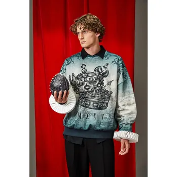 Pánská mikina Bavlněná mikina Medicine pánská, více barev, vzorovaná RW25-BLM803 vícebarevná MLA, vel. L