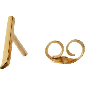 Náušnice Pozlacené stříbrné náušnice Design Letters 90401001J zlatá GLD, vel. ONE SIZE