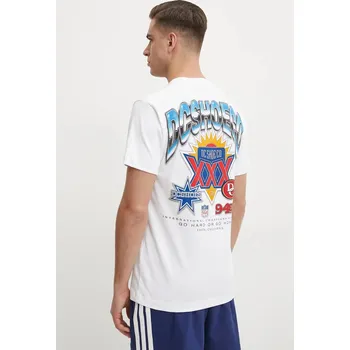 Pánské tričko Bavlněné tričko DC Go Home bílá barva, ADYZT05429 00X, vel. S