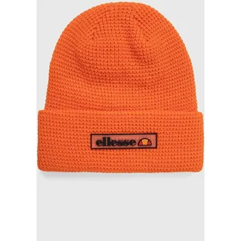 Čepice Čepice Ellesse oranžová barva, z husté pleteniny SATA3366 23X, vel. ONE SIZE