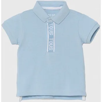 Chlapecké tričko Dětské polo tričko Tous s potiskem Casual.2020 modrá 50X, vel. 63-68