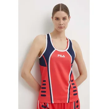 Běžecký top Fila Ruoms oranžová barva, FAW0716 32X, vel. M