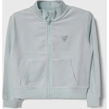 Chlapecká mikina Dětská velurová mikina Guess J4RQ22.KBXI2.PPYH modrá 05X, vel. 167