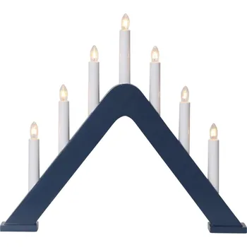 Dekorativní svítidlo Tmavě modrá vánoční světelná dekorace do zásuvky Jarve – Star Trading ID_1791408