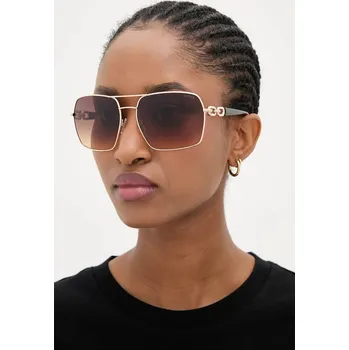 Sluneční brýle Guess dámské, zlatá barva, GU00159_6333F GU00159.6333F 10Y, vel. 63