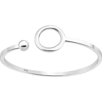 Prsten Stříbrný prstýnek Circle Dot Velikost: 9/60 Ag 925/1000