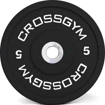 Olympijský kotouč TRINFIT Bumper Plate CrossGym 5 kg