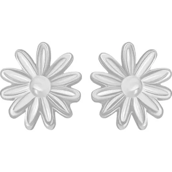 Náušnice Stříbrné náušnice Lilou Flowers 125/6/KOL/E/SR stříbrná SLV, vel. ONE SIZE