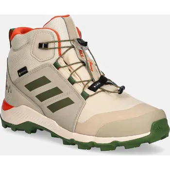 Chlapecká obuv Dětské boty adidas TERREX TERREX MID GTX DISNEY béžová barva, ID3452 08X, EUR 33.5