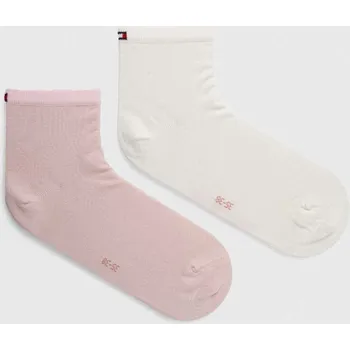 Ponožky Tommy Hilfiger 2-pack 373001001 růžová 03D, vel. 39/42