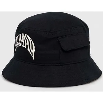 Čepice Bavlněná čepice Champion černá barva 800822 99X, vel. S/M