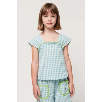 Dětský top Bobo Choses 124AC030 modrá 50X, vel. 135/148