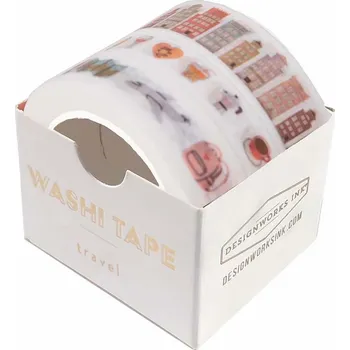 Opasek Sada ozdobných pásek Designworks Ink Travel 3-pack DWASH.2028EU vícebarevná MLC