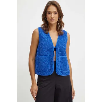 Dámská vesta Vesta Weekend Max Mara 2415151012600 modrá 55X, vel. 40