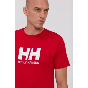 Pánské tričko Tričko Helly Hansen HH LOGO T-SHIRT 33979 červená 29X, vel. M