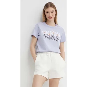 Dámské kraťasy Kraťasy Vans dámské, béžová barva, hladké, high waist VN000GJVFS81 01X, vel. L