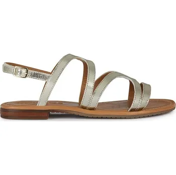 Dámské sandále Kožené sandály Geox D SOZY S Y dámské, zlatá barva, D45LXY 000N6 C2012 D45LXY.000N6.C2012 GLD, EUR 36